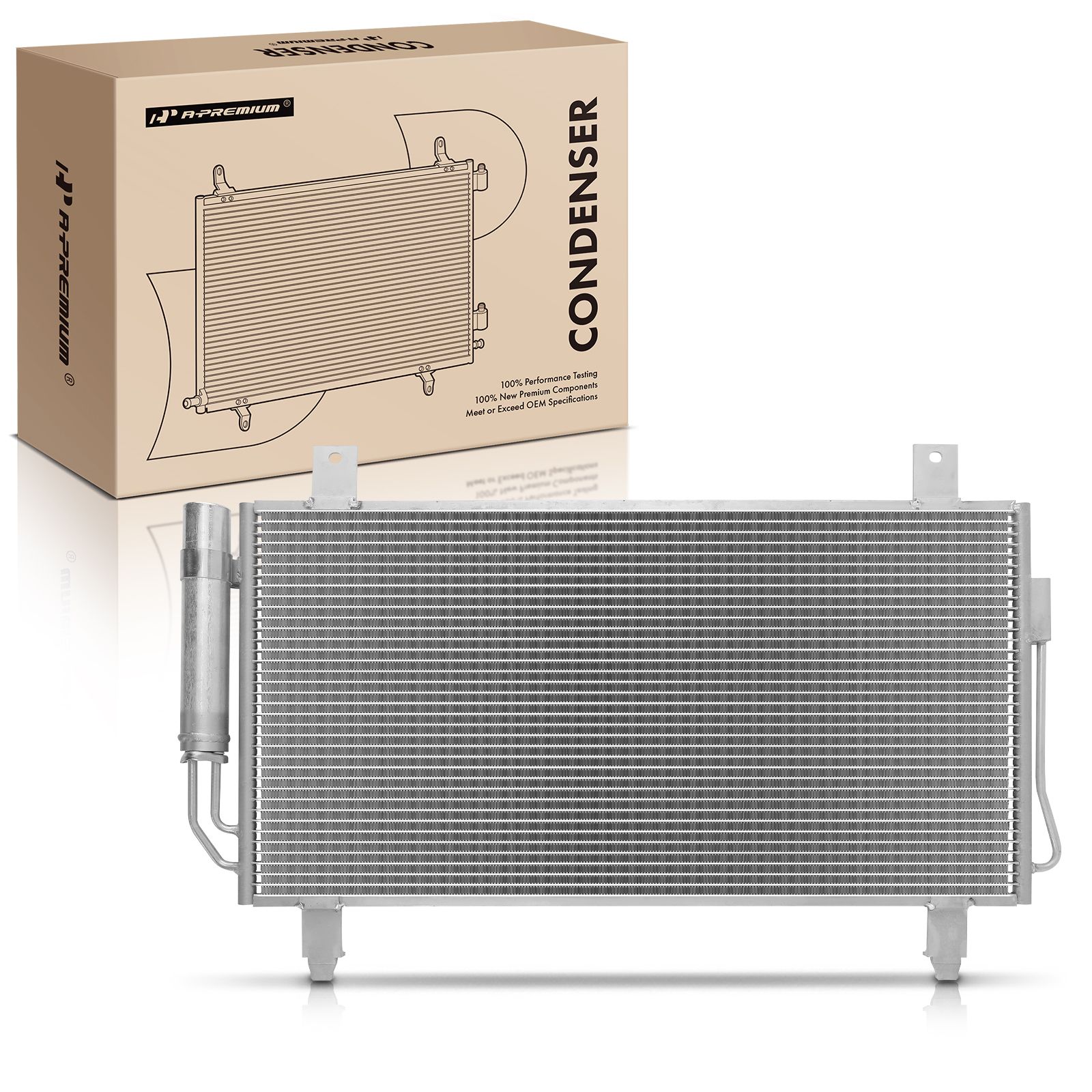 AC Condenser with Receiver Drier for 2015 Mitsubishi Outlander