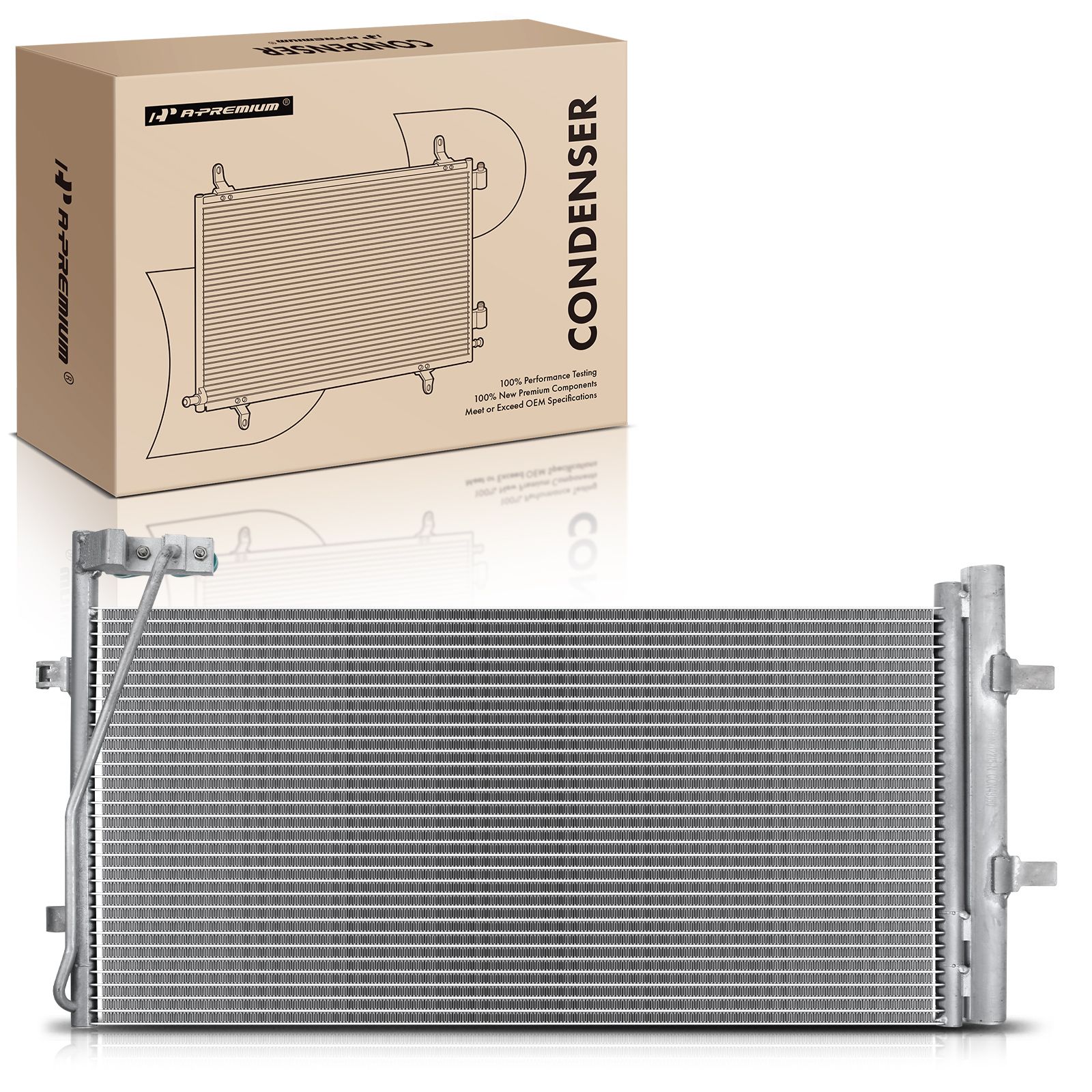 AC Condenser with Receiver Drier for 2016 Audi Q3