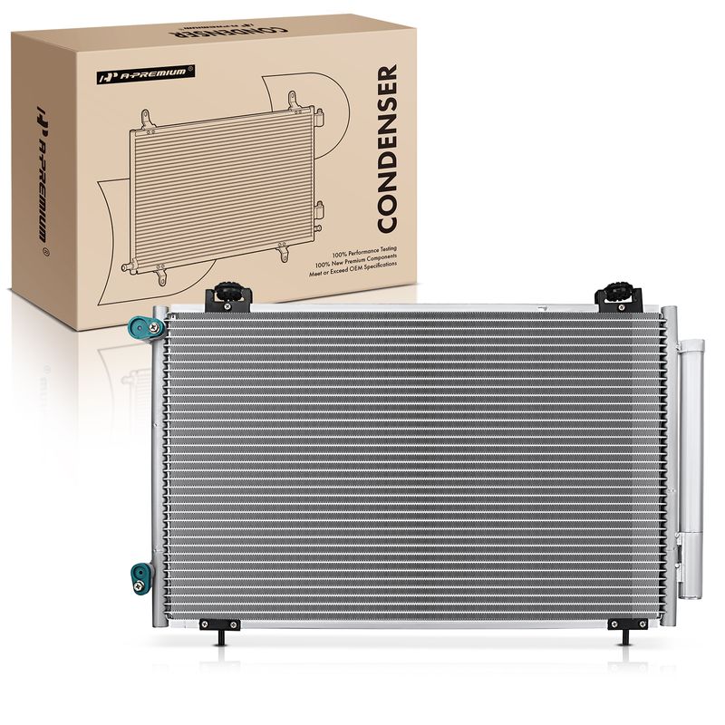 AC Condenser with Receiver Drier for Toyota Corolla Matrix 2003-2004 L4 ...
