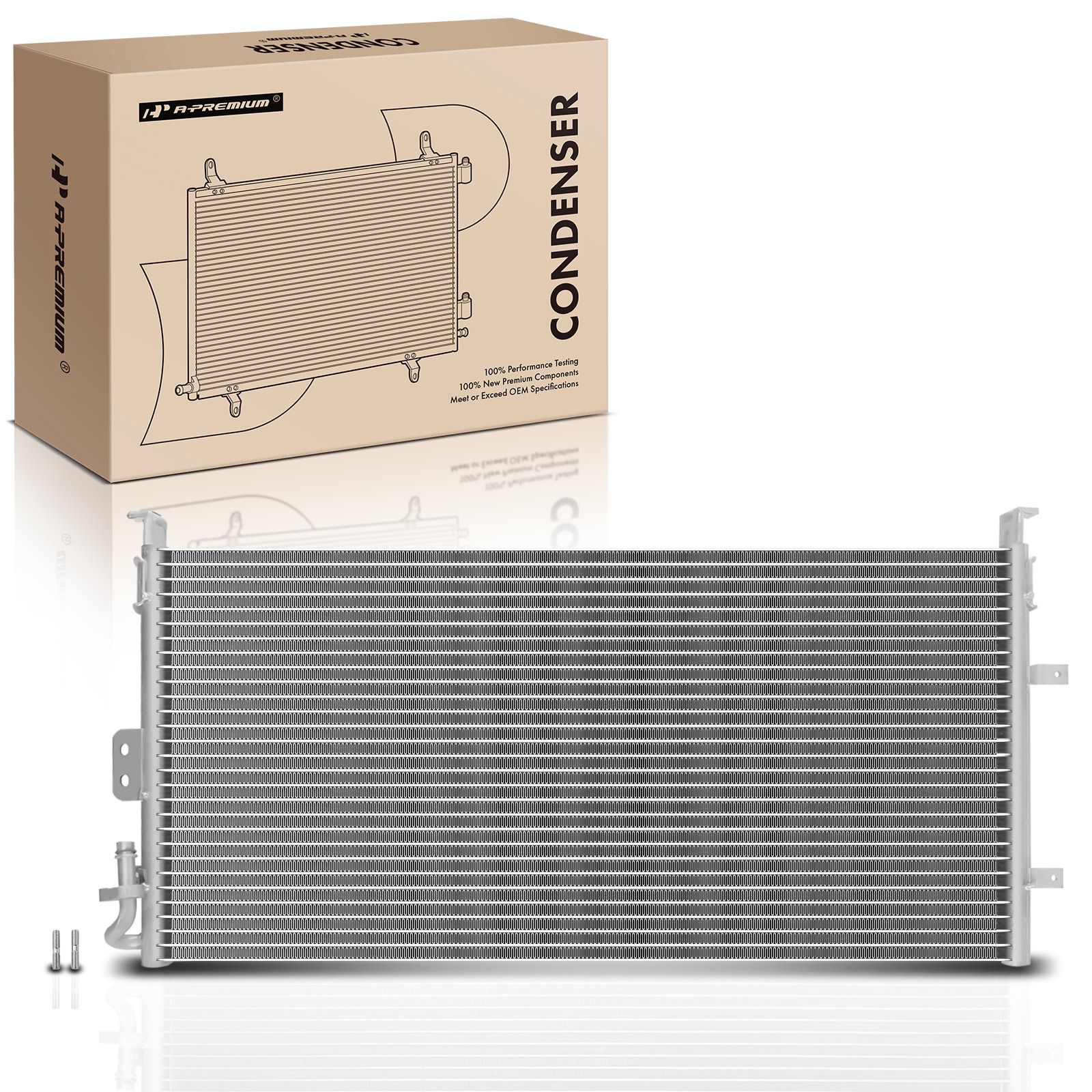 AC Condenser without Receiver Drier for 2002 Hyundai XG350