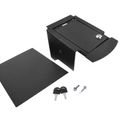 Center Console Safe Box with 2 Keys for Ford Edge 2015-2019 Sport Utility