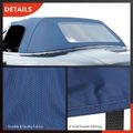 Blue Convertible Soft Top with Plastic Window for 1997 BMW Z3