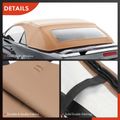 Tan Convertible Soft Top for Ford Mustang 2005-2014 Convertible Coupe