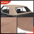 Convertible Soft Top with Clear Plastic Window for 1990 BMW 325i