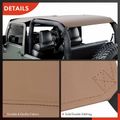 Tan Extended Bikini Soft Top for 2002 Jeep Wrangler