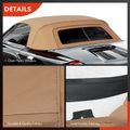 Tan Convertible Soft Top with Glass Window for 2000 Toyota MR2 Spyder