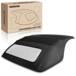 Black Convertible Soft Top with Glass Window for Ford Mustang 2005-2014