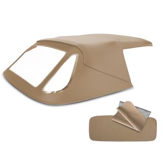 Tan Convertible Soft Top for Mercedes-Benz R129 SL320 SL500 SL600 300SL 500SL