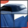 Blue Convertible Soft Top with Glass Window for 2002 Porsche Boxster