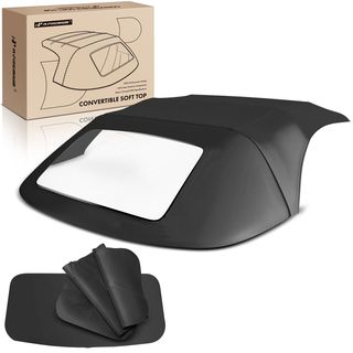 Convertible Soft Top with Plastic Window for Ford Mustang 1994-2004 2 Door Black