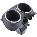 Front Gray Dual Cup Holder for 2008 Mercedes-Benz CLS63 AMG