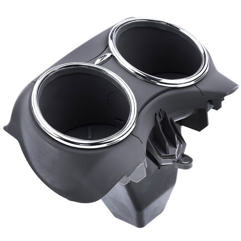 Front Gray Dual Cup Holder for 2008 Mercedes-Benz CLS63 AMG