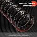 2 Pcs Front Suspension Coil Springs for 1997 Jeep TJ