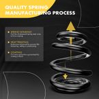 2 Pcs Rear Suspension Coil Springs for Dodge Grand Caravan 2008-2020 Chrysler VW