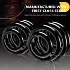 2 Pcs Rear Suspension Coil Springs for Dodge Grand Caravan 2008-2020 Chrysler VW