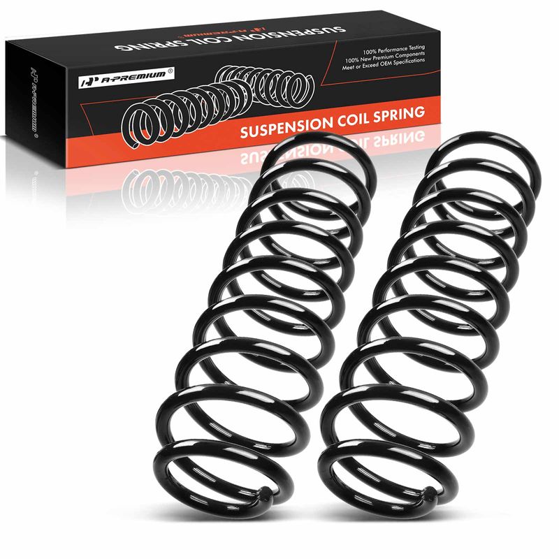 2 Pcs Front Suspension Coil Springs for 2012 Jeep Wrangler