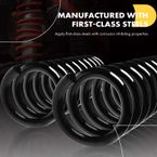 2 Pcs Front Suspension Coil Springs for Dodge Ram 3500 2003-2009 4WD