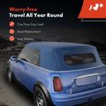 Blue Convertible Soft Top with Defroster Glass Window for 2004 Mini Cooper