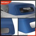 Blue Convertible Soft Top with Defroster Glass Window for 2004 Mini Cooper