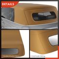 Tan Convertible Soft Top with Defroster Glass Window for Mini Cooper 2003-2008