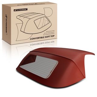 Burgundy Convertible Soft Top with Defroster Glass Window for Audi TT 2008-2013