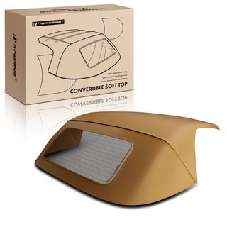 Tan Convertible Soft Top with Defroster Glass Window for Audi TT 2008-2013