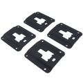 Truck Bed Cleats Tie Down Interface Plates with Screws for 2021 Ford F-150