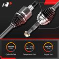 2 Pcs Rear CV Axle Shaft Assembly for BMW X5 10-18 E70 F15 G05 L6 3.0L V8 4.4L