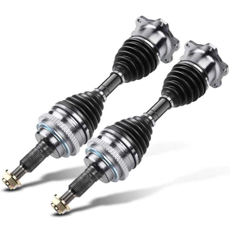 2 Pcs Front CV Axle Shaft Assembly for 1997 Chevrolet K3500