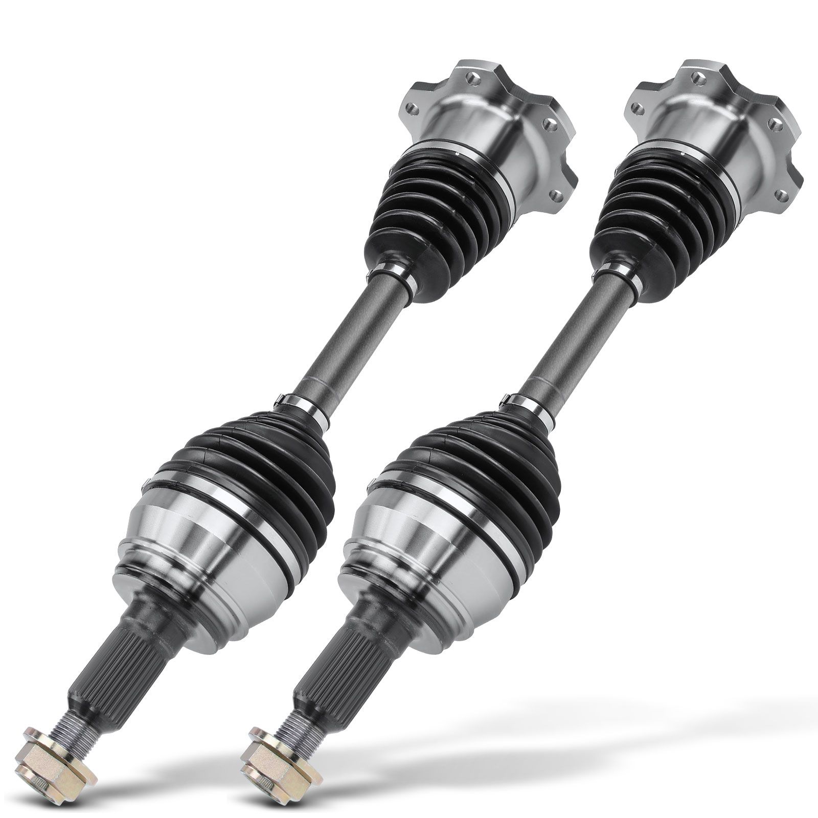 2 Pcs Front CV Axle Shaft Assembly for Chevy Silverado 1500 GMC K1500 K2500 Cadillac