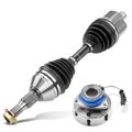 Front Driver CV Axle Shaft + Hub Bearing for 2010 Chevrolet Impala