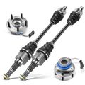 Rear CV Axle Shaft + Hub Bearing for 2005 Saturn Relay