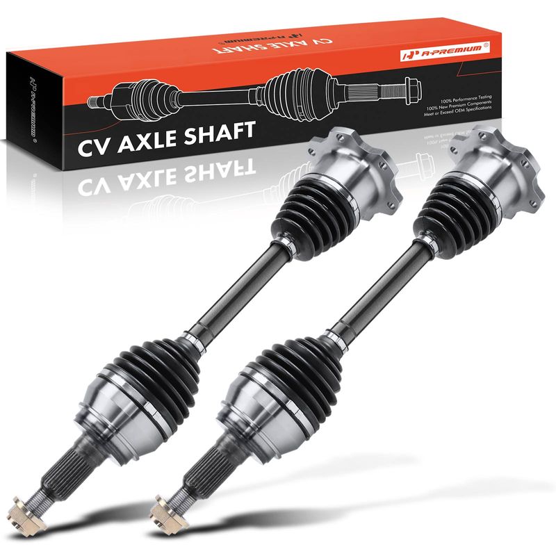 2 Pcs Front CV Axle Shaft Assembly for Cadillac Escalade Chevy GMC