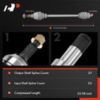Front Passenger CV Axle Shaft Assembly for Dodge Stealth Mitsubishi 3000GT 91-92
