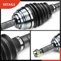 2 Pcs Front CV Axle Shaft Assembly for 1995 Mitsubishi Mirage