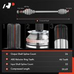 Front Passenger CV Axle Shaft Assembly for Dodge Neon 03-05 Chrysler PT Cruiser-