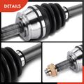 2 Pcs Front CV Axle Shaft Assembly for 2013 Fiat 500