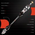 Front Passenger CV Axle Shaft Assembly for Acura CL Honda Accord 94-99 2.2L 2.3L
