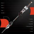 2 Pcs Front CV Axle Shaft Assembly for 2001 INFINITI G20