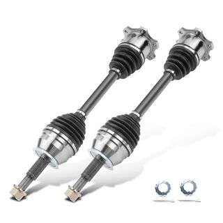 2 Pcs Front CV Axle Shaft Assembly for Nissan Titan 2004-2015 Armada QX56 4WD