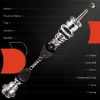 CV Axle Shaft Assembly for Audi A6 1998-2001 Quattro