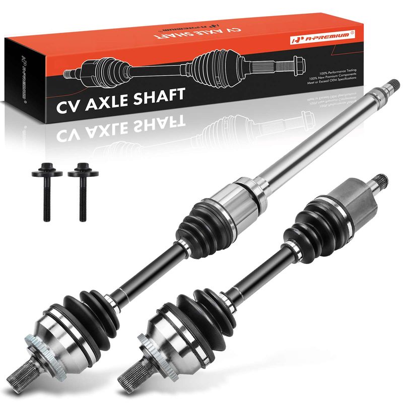 2 Pcs Front CV Axle Shaft Assembly for 2007 Volvo V70