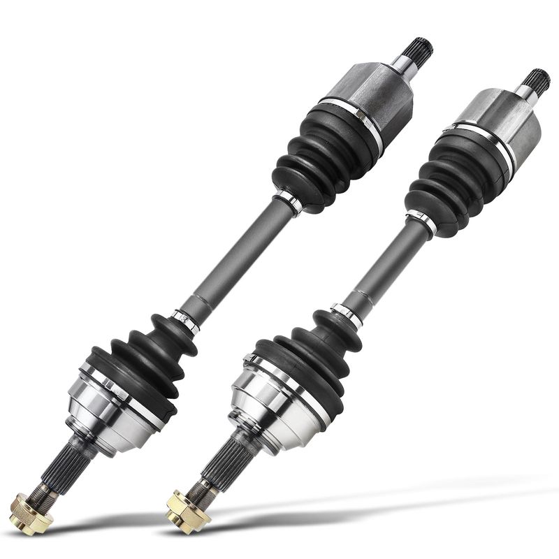 2 Pcs Front CV Axle Shaft Assembly for 2004 Land Rover Freelander