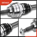 2 Pcs Rear CV Axle Shaft Assembly with 3.73 Axle Ratio for 1998 Volvo V90