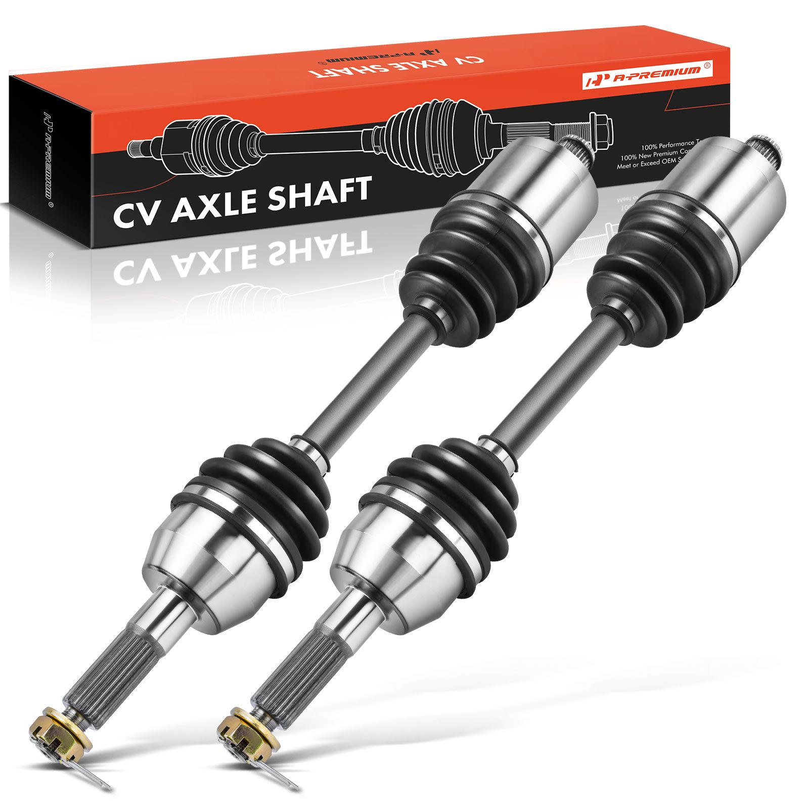 2 Pcs Rear CV Axle Shaft Assembly for 2012-2020 Polaris RZR 570