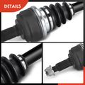 2 Pcs Rear CV Axle Shaft Assembly for Audi Q7 Porsche Cayenne Volkswagen Touareg