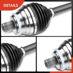 Front Driver CV Axle Shaft Assembly for Audi 90 1993-1995 Cabriolet 1994-1998