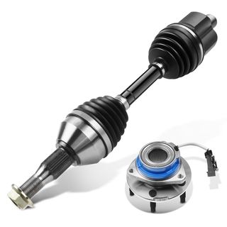 Front Driver CV Axle Shaft + Hub Bearing for Chevrolet Impala Buick Pontiac