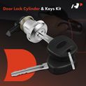 Rear Fuel Filler Lid Door Lock Cylinder with 2 Keys for Toyota Tundra 2000-2003