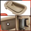 Left Beige Interior Door Handle for 2001 Toyota Corolla